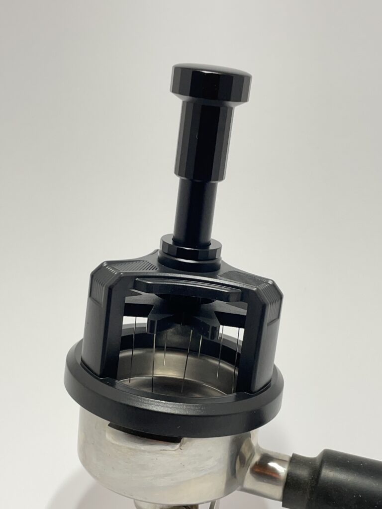Espresso Extraktion optimieren mit dem WDT-Tool