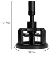 WDT Tool Rotary Spinner auf 58mm Siebträger zur Kaffeeverteilung